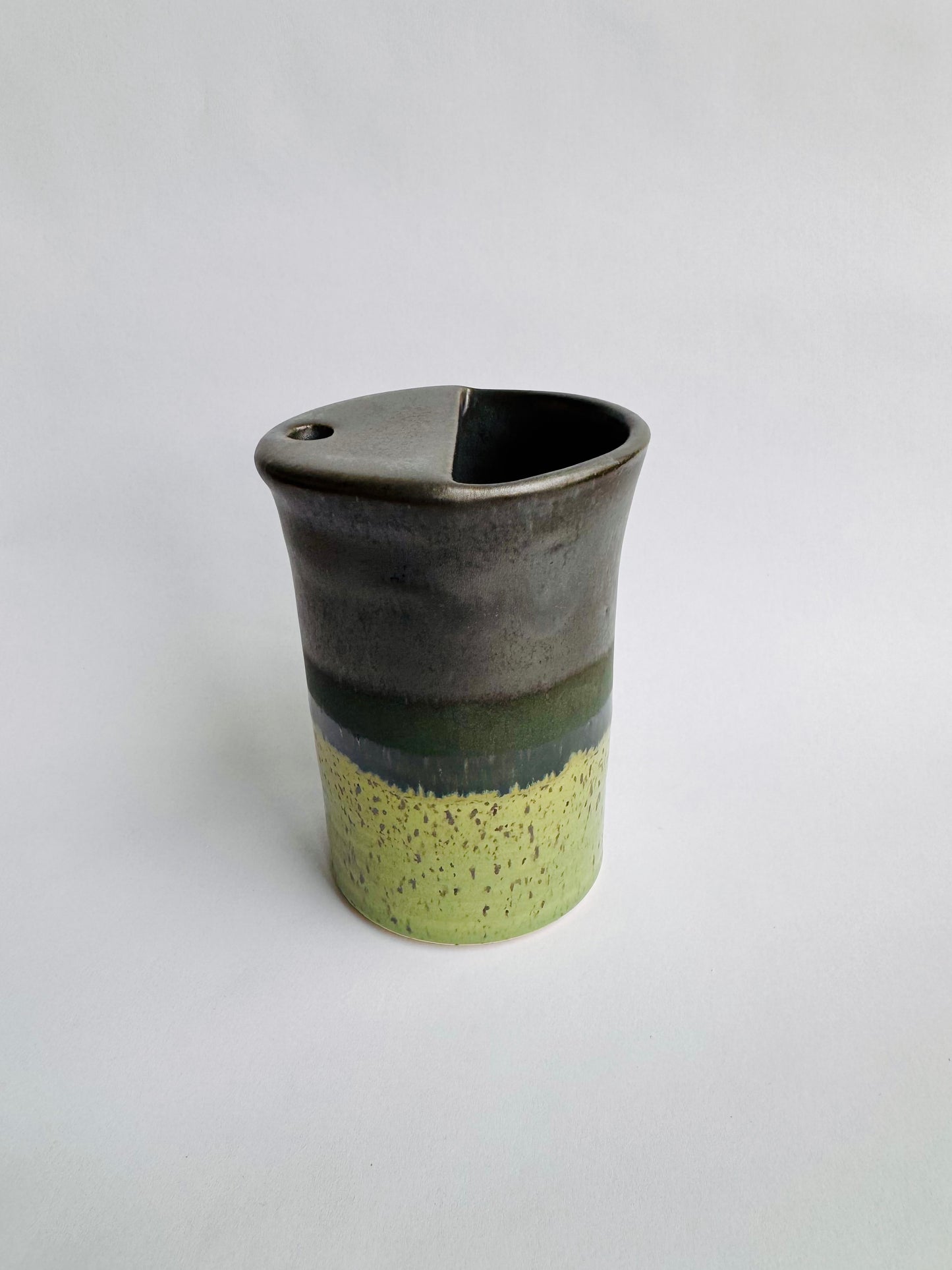 Black and Speckled Green To-Go Cup #4