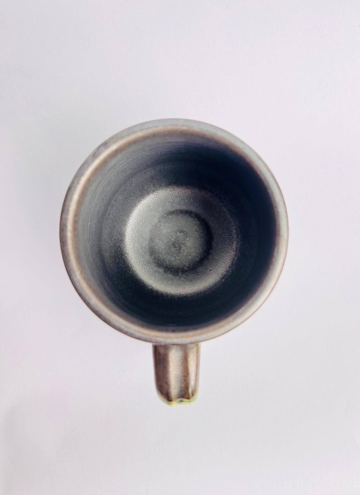 Speckled Green Mug with Black Interior