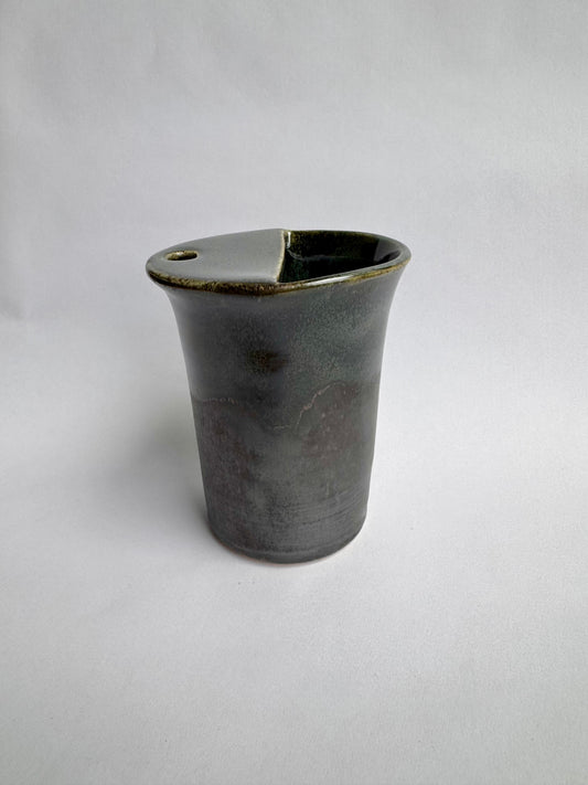 Black and Green To-Go Cup #1