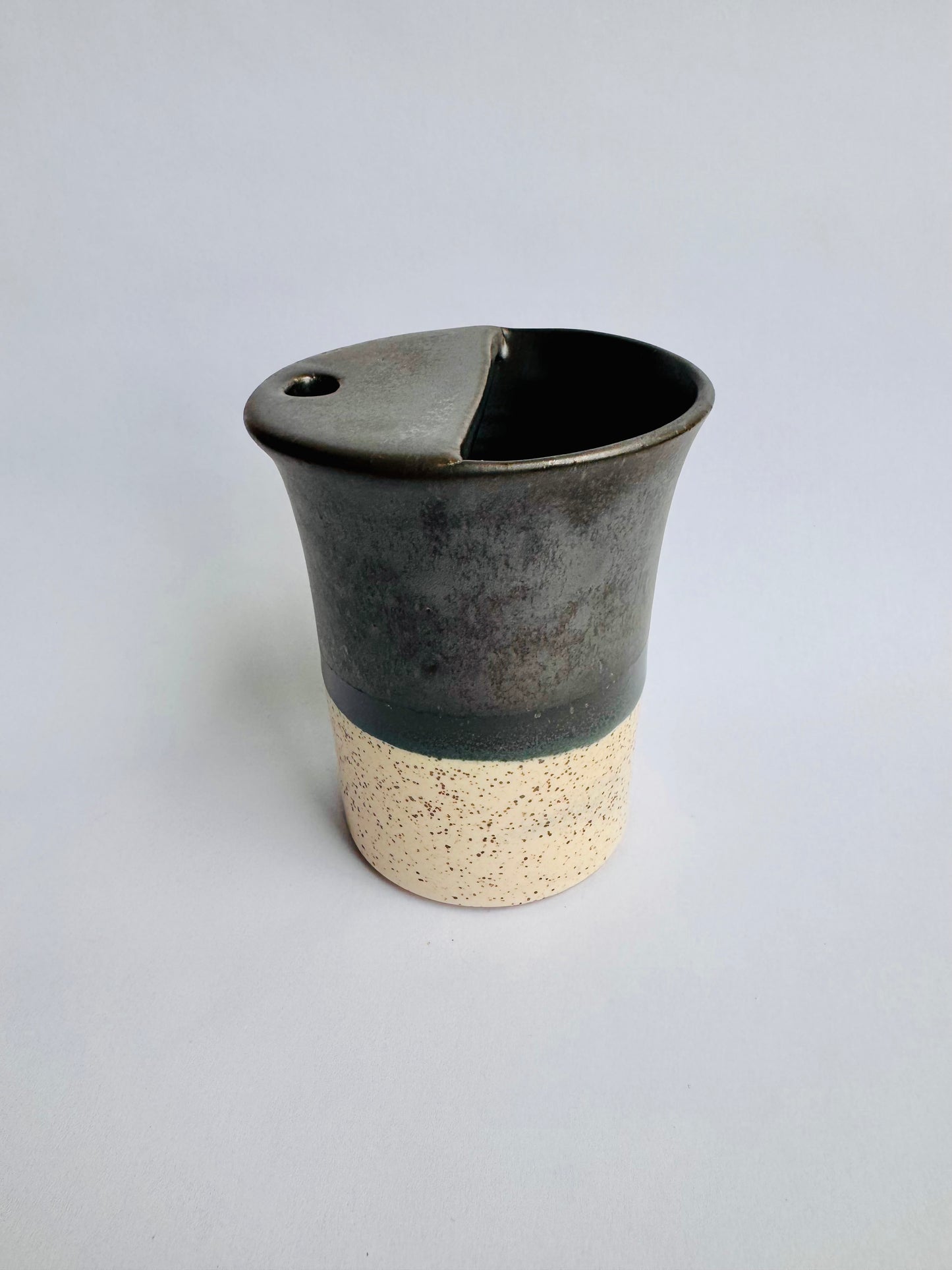 Black and Speckled White To-Go Cup #2